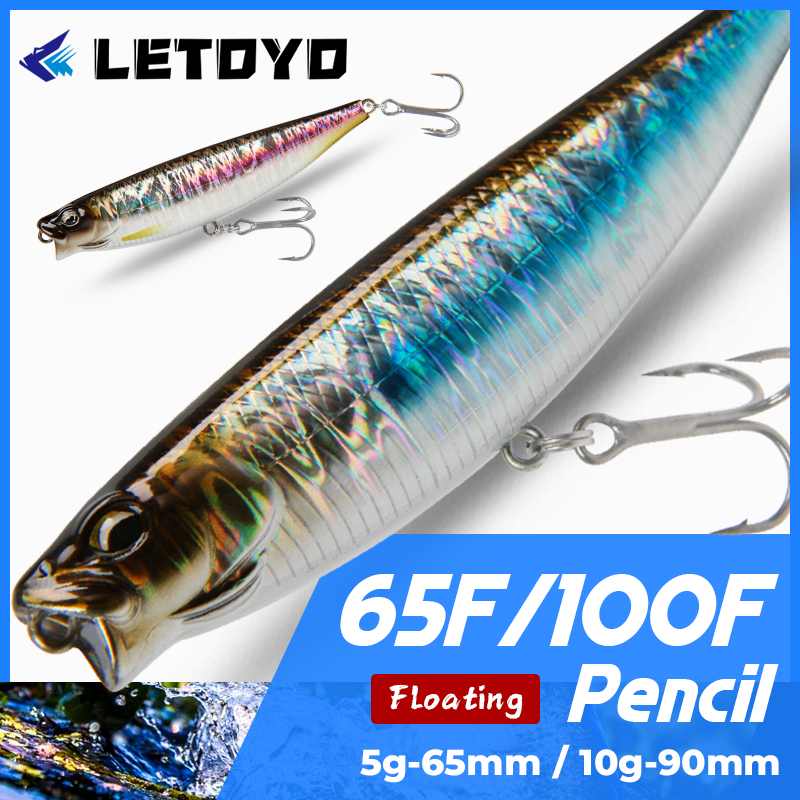 LETOYO 65mm 5g/90mm 10g Surfac - Fishing Lure Swimbait ulasan dan harga