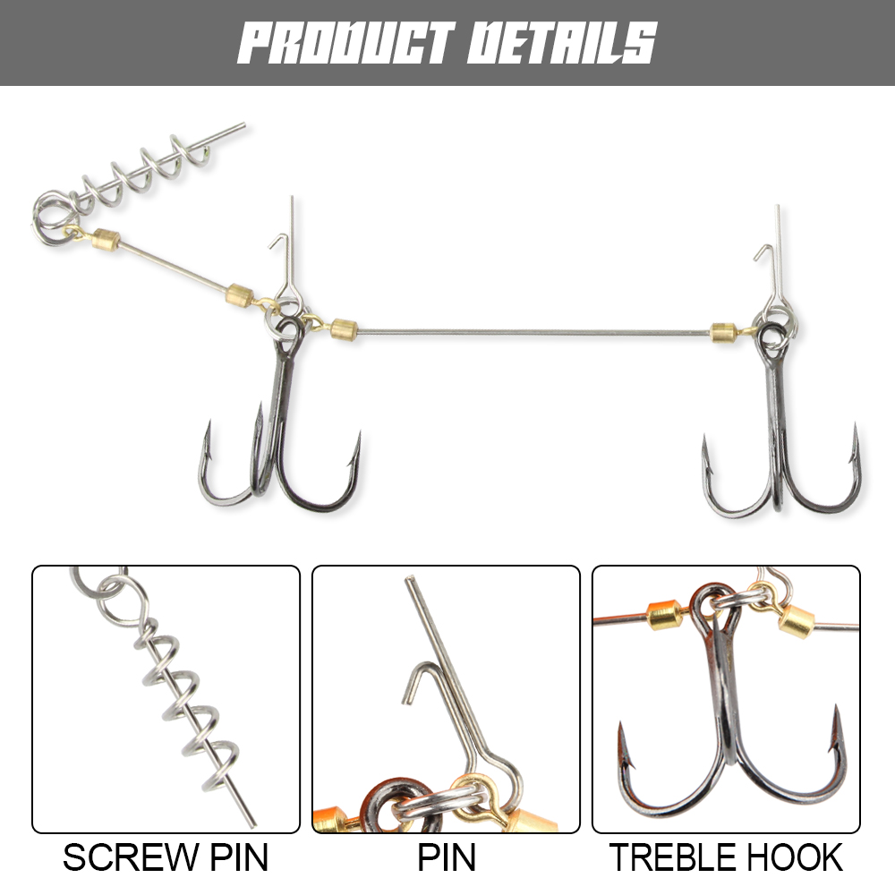 Spinpoler Pike Stinger Rig Hoo - Fishing Lure Swimbait ulasan dan harga