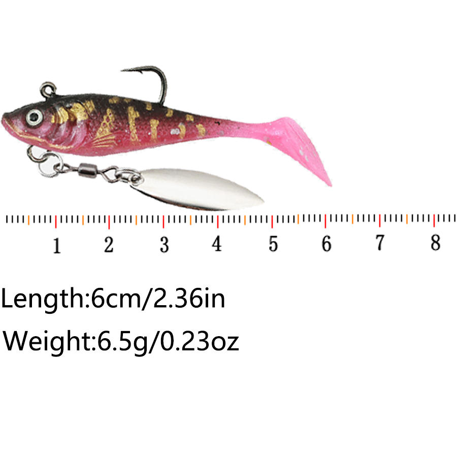 5PCS T-Tail Soft Bait Artifici - Fishing Lure Blade Bait ulasan dan harga