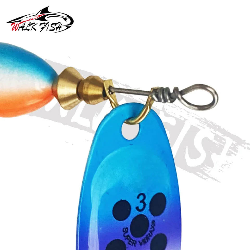 WALK FISH High Quality 1#-5# 5 - Fishing Lure Spinner ulasan dan harga