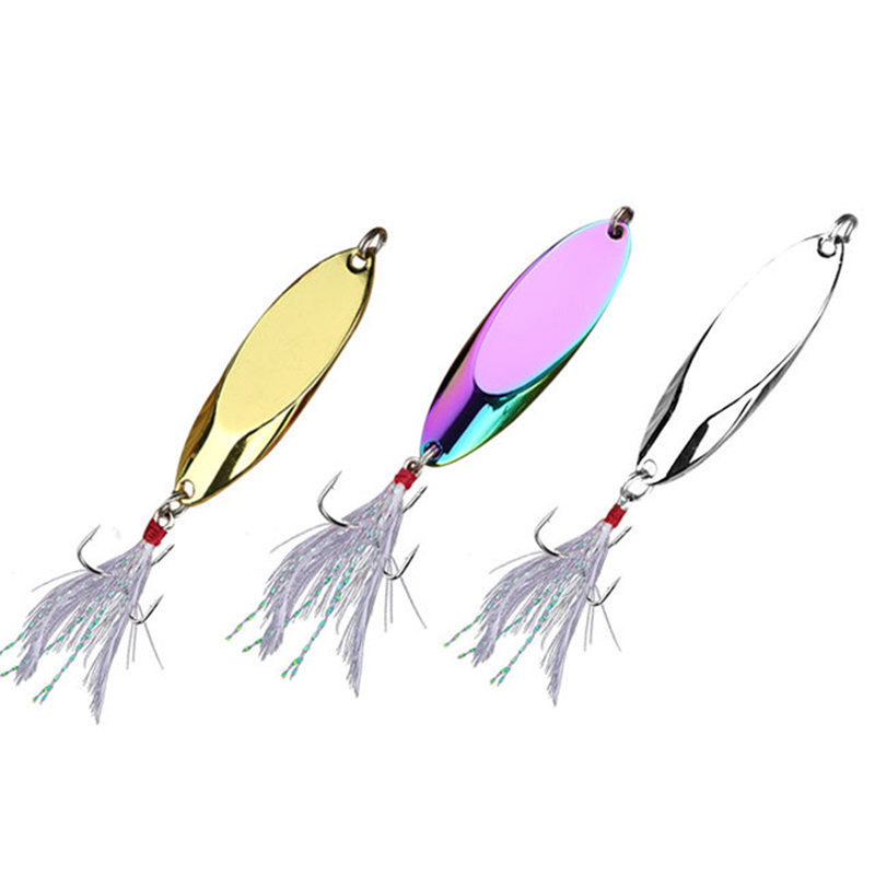 1pc 2.5g-35g Metal Spoon Lure  - Fishing Lure Spoon ulasan dan harga