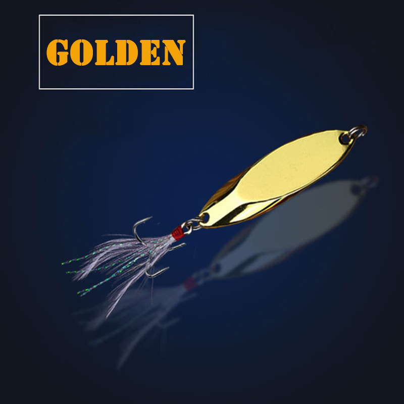 1pc 2.5g-35g Metal Spoon Lure  - Fishing Lure Spoon ulasan dan harga