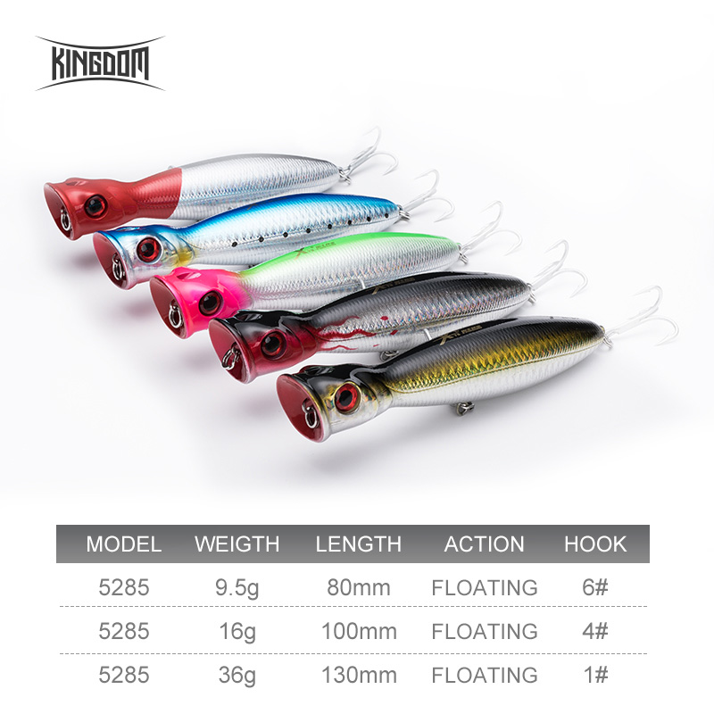 Kingdom Floating Popper Fishin - Fishing Lure Popper ulasan dan harga
