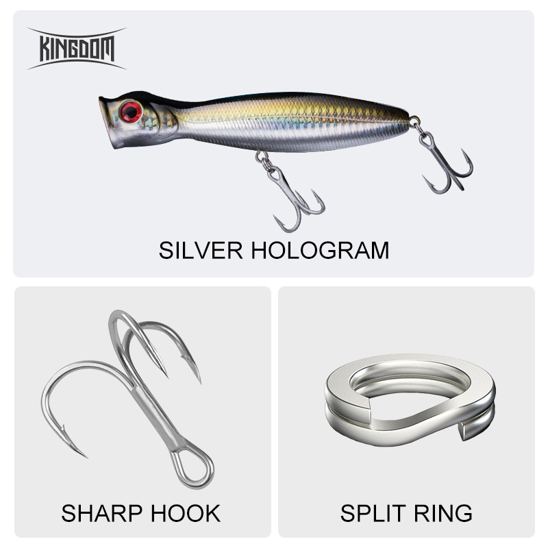 Kingdom Floating Popper Fishin - Fishing Lure Popper ulasan dan harga