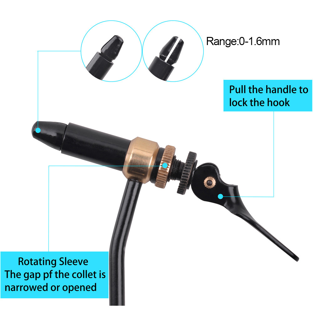 Rotary Fly Tying Vise Tool Saf - Fishing Lure Kit ulasan dan harga