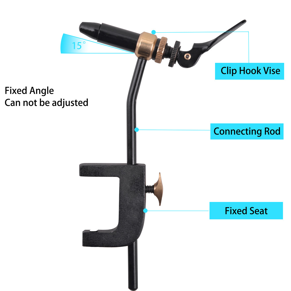 Rotary Fly Tying Vise Tool Saf - Fishing Lure Kit ulasan dan harga
