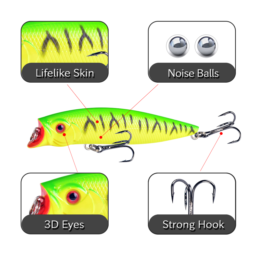 1pcs Fishing Lures High Qualit - Fishing Lure Popper ulasan dan harga