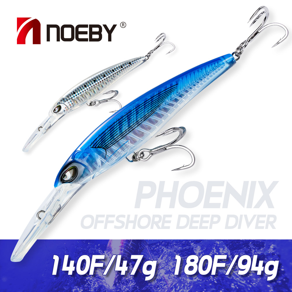 NOEBY Deep Diver Trolling Minn - Fishing Lure Crankbait ulasan dan harga