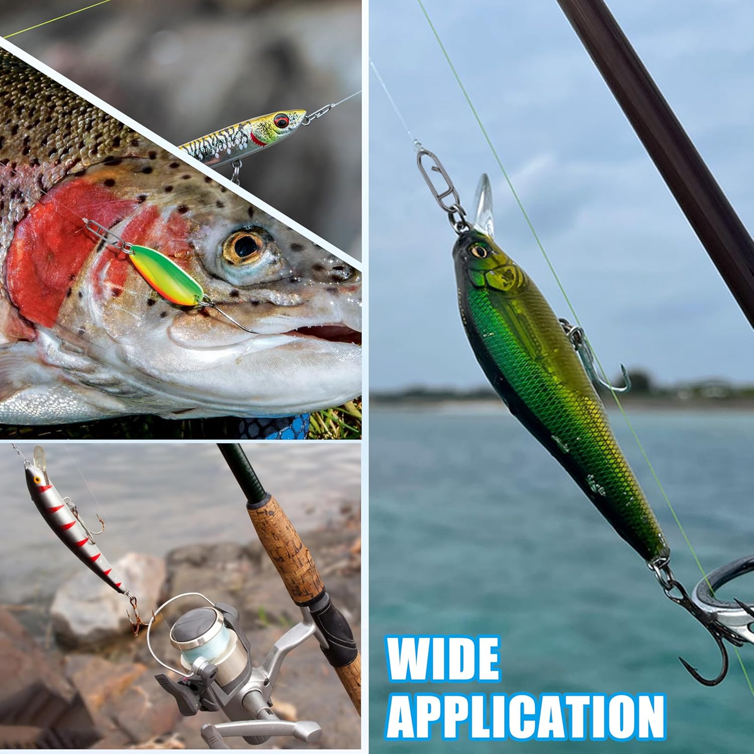 9KM Fishing Snap Kit 110pcs Po - Fishing Lure Making Kit ulasan dan harga
