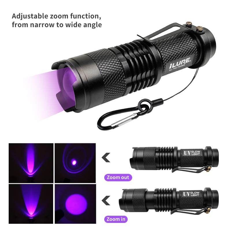 Mini UV Flashlight 395nm Ultra - Fishing Lure Making Kit ulasan dan harga