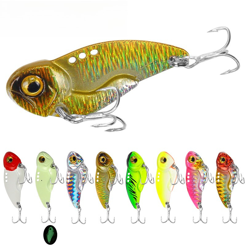 Billings 1Pcs 8g 3.5cm 3D Eyes - Fishing Lure Blade Bait ulasan dan harga