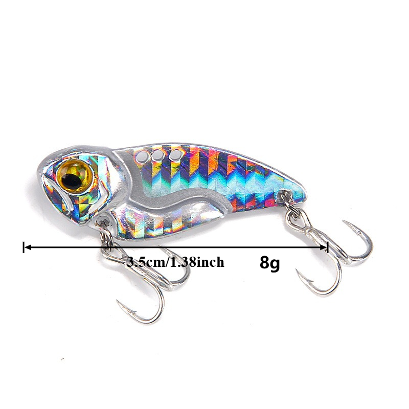 Billings 1Pcs 8g 3.5cm 3D Eyes - Fishing Lure Blade Bait ulasan dan harga
