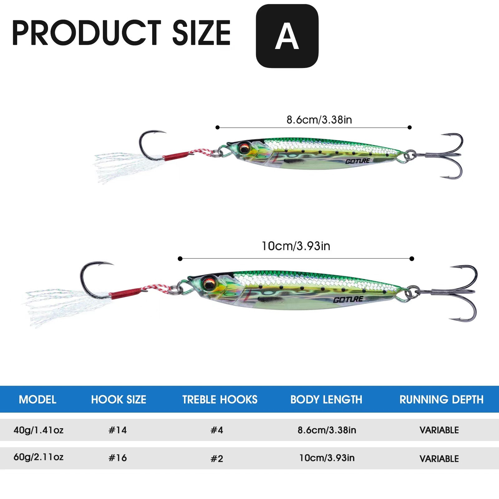 Goture Metal Jig Fishing Lure  - Fishing Lure Swimbait ulasan dan harga