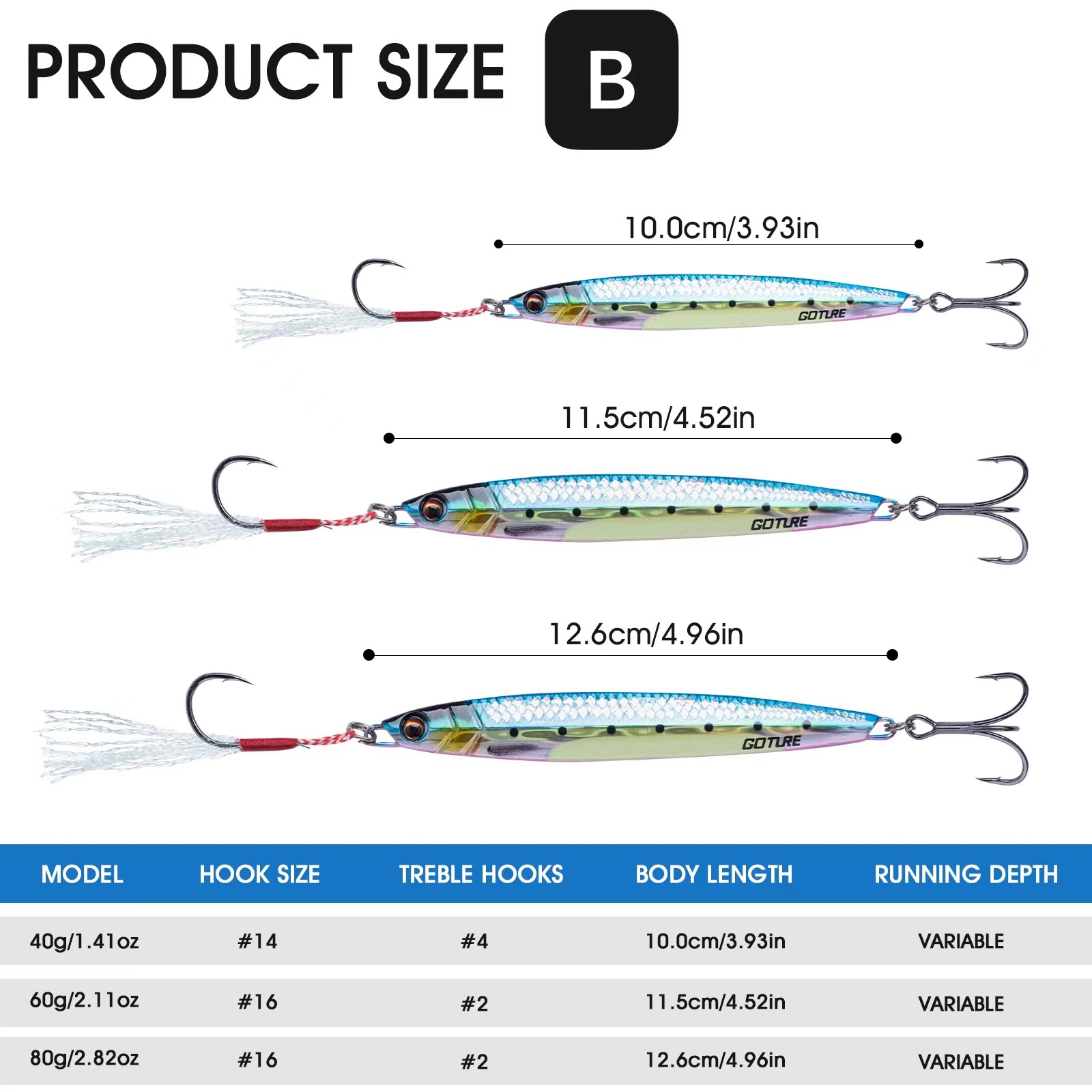 Goture Metal Jig Fishing Lure  - Fishing Lure Swimbait ulasan dan harga