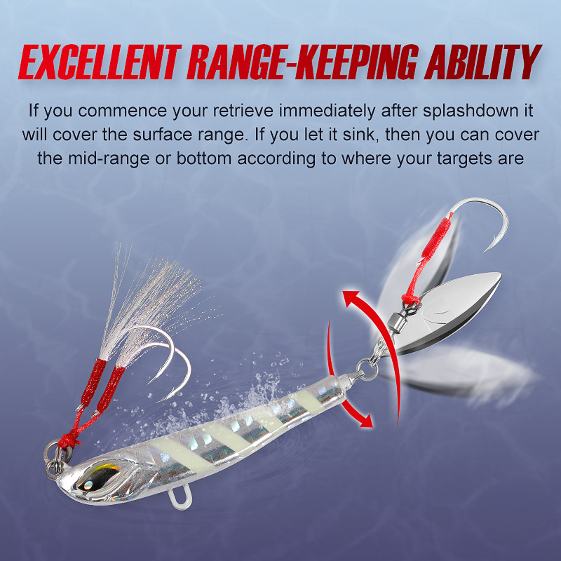 Noeby Blade Jig Lure 21g 28g 4 - Fishing Lure Blade Bait ulasan dan harga
