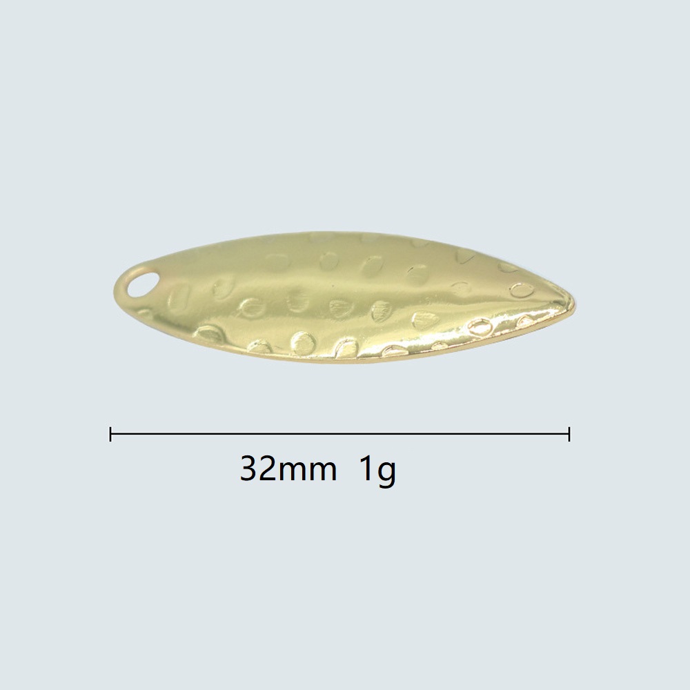 10Pcs/lot Willow Leaf Sequin P - Fishing Lure Spoon ulasan dan harga