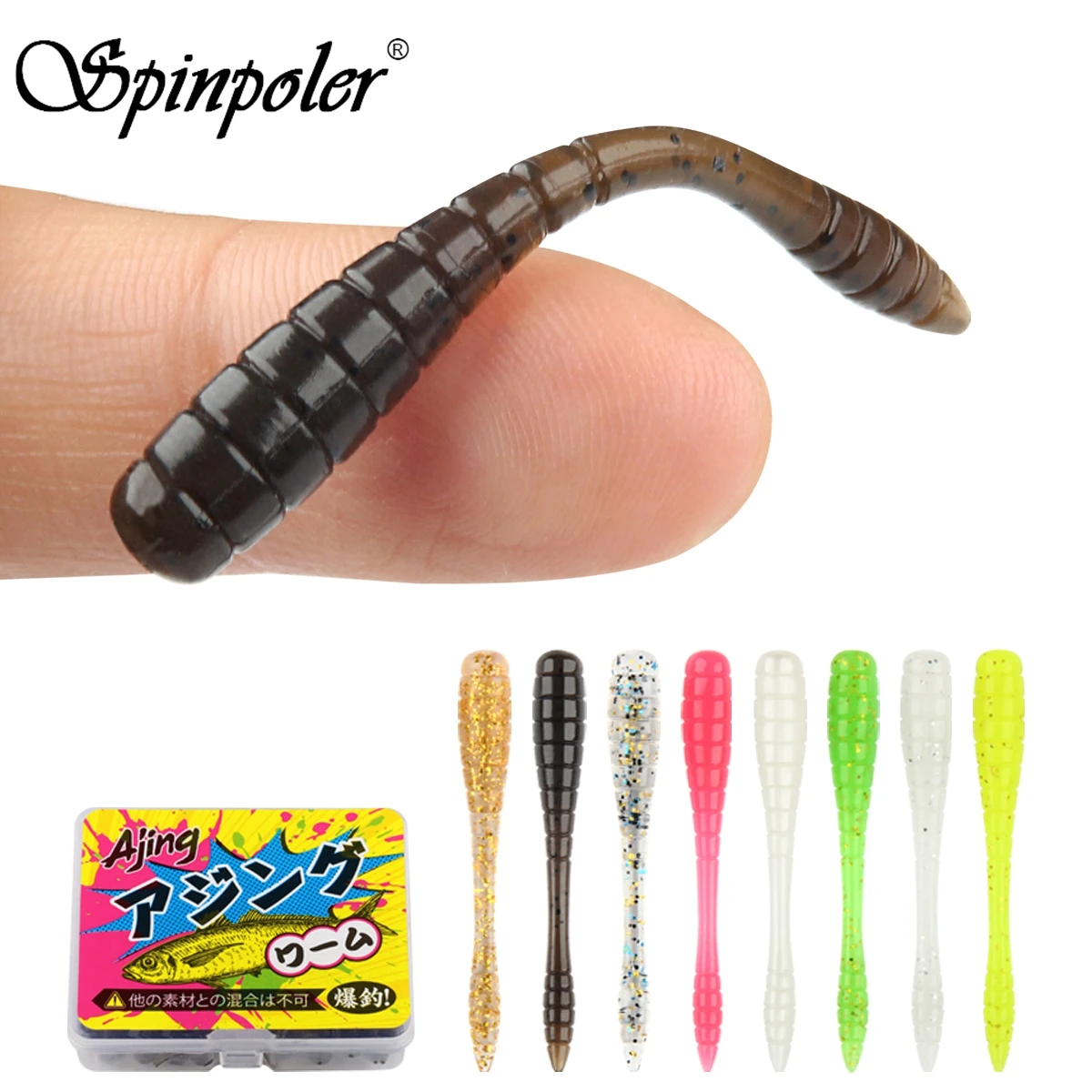 Spinpoler TPR Ajing Soft Lures - Fishing Lure Swimbait ulasan dan harga