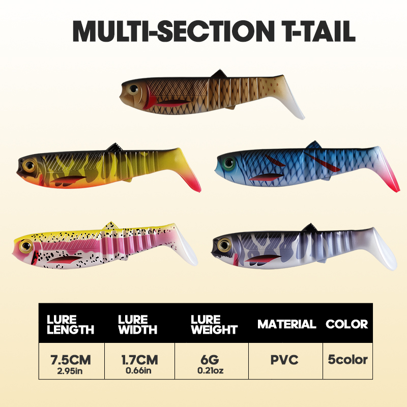 TAIYU 3pcs 7.5cm 6g 3D Multi-J - Fishing Lure Popper ulasan dan harga