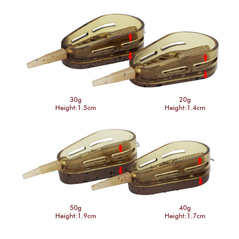 5Pcs Embed Feeder for Fishing  - Fishing Lure Making Kit ulasan dan harga