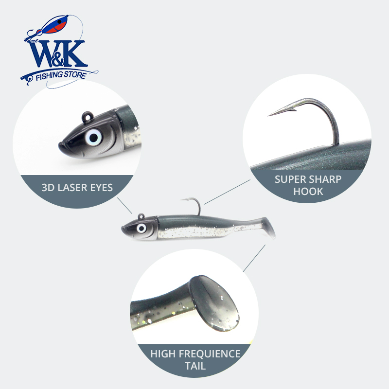 2 SET Saltwater Fishing Baits  - Fishing Lure Soft Plastic ulasan dan harga